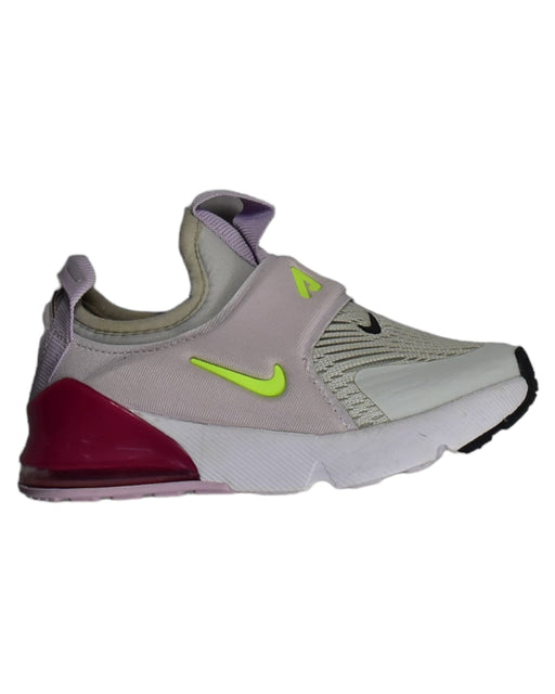 A Pink Sneakers from Nike in size 3T for girl. (Front View)