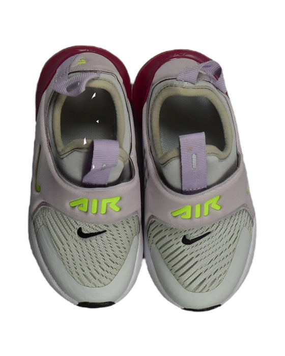 A Pink Sneakers from Nike in size 3T for girl. (Back View)