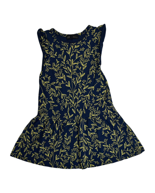 A Blue Short Sleeve Dresses from Seed in size 3T for girl. (Front View)