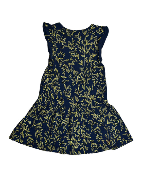 A Blue Short Sleeve Dresses from Seed in size 3T for girl. (Back View)