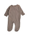 A Brown Onesies from Le Petit Society in size 6-12M for neutral. (Back View)