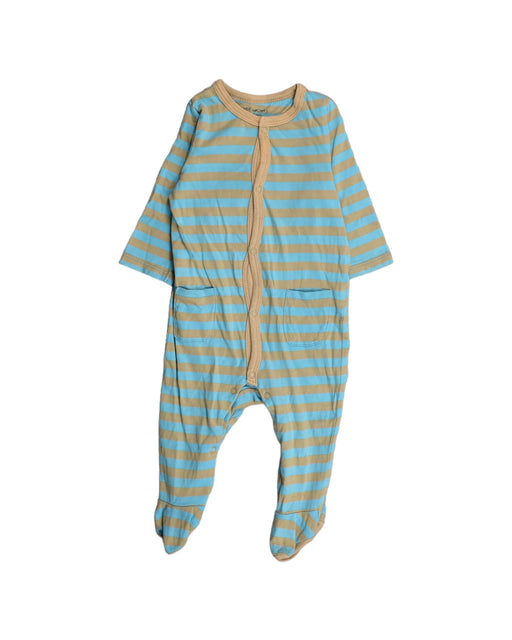 A Blue Onesies from Le Petit Society in size 3-6M for neutral. (Front View)