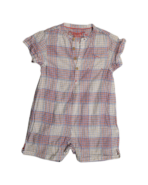 A Multicolour Short Sleeve Rompers from Château de Sable in size 6-12M for neutral. (Front View)