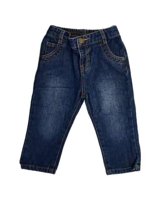 A Blue Jeans from PONEY in size 12-18M for boy. (Front View)