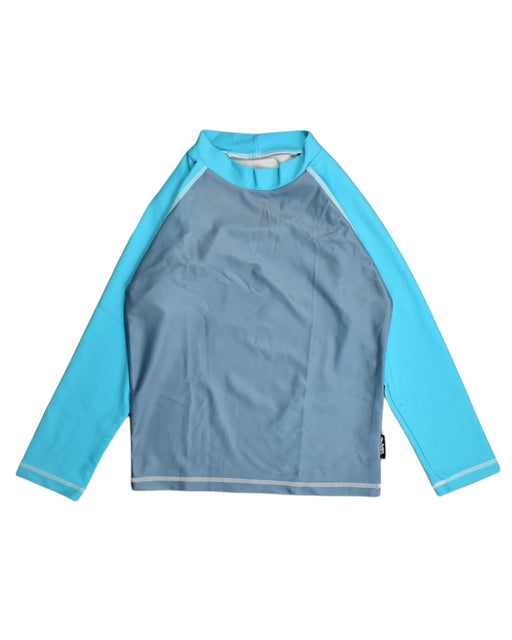 A Blue Rash Guards from Platypus in size 8Y for boy. (Front View)