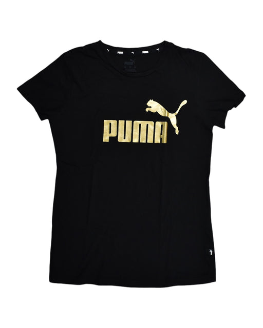 A Black T Shirts from Puma in size XS for girl. (Front View)