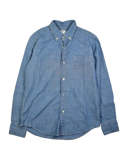 A Blue Shirts from Crewcuts in size 12Y for boy. (Front View)