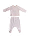 A Pink Pyjama Sets from Petit Bateau in size Newborn for girl. (Front View)