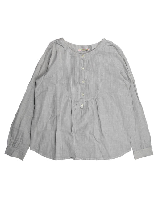 A Grey Long Sleeve Tops from Bonpoint in size 12Y for girl. (Front View)
