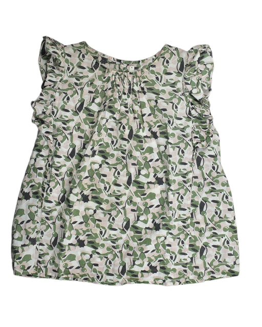 A Green Sleeveless Tops from Bonpoint in size 14Y for girl. (Front View)