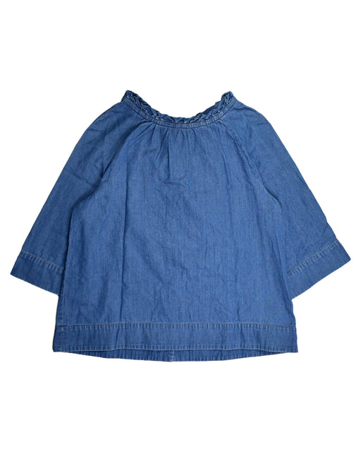 A Blue Long Sleeve Tops from Crewcuts in size 14Y for girl. (Front View)