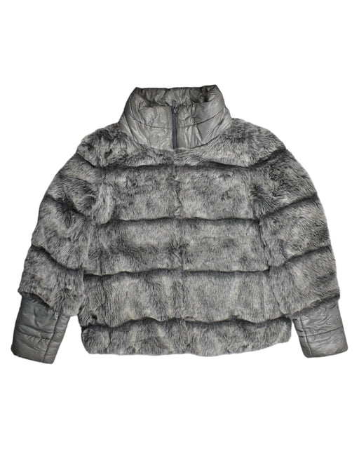 A Grey Lightweight Jackets from Herno in size 12Y for girl. (Front View)