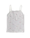 A White Sleeveless Tops from Absorba in size 6T for girl. (Back View)