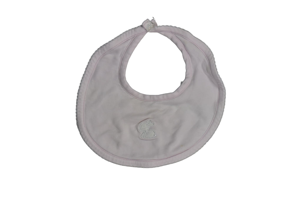 A Pink Bibs from Kissy Kissy in size O/S for girl. (Front View)