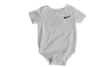 A White Bodysuits from Nike in size 3-6M for boy. (Front View)