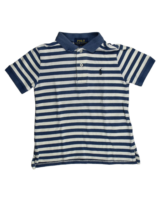 A Yellow Short Sleeve Polos from Polo Ralph Lauren in size 2T for boy. (Front View)