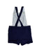 A Blue Overall Shorts from Ralph Lauren in size 18-24M for boy. (Back View)