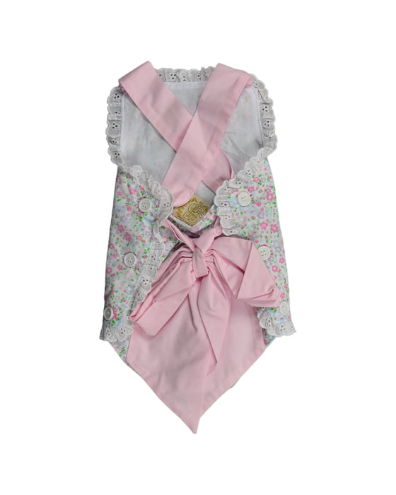 A Pink Rompers from The Beaufort Bonnet Company in size 3-6M for girl. (Back View)