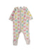 A White Jumpsuits from Petit Bateau in size 0-3M for girl. (Front View)