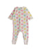 A White Jumpsuits from Petit Bateau in size 0-3M for girl. (Back View)