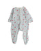 A White Jumpsuits from Mori in size 6-12M for boy. (Front View)