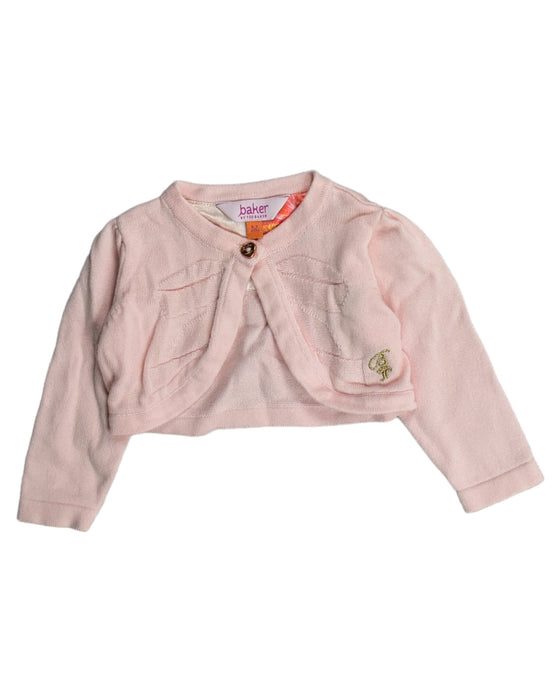 A Pink Cardigans from Baker by Ted Baker in size 0-3M for girl. (Front View)