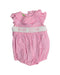 A Pink Rompers from Classic Whimsy in size 0-3M for girl. (Front View)