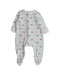 A White Jumpsuits from Mori in size 6-12M for boy. (Back View)