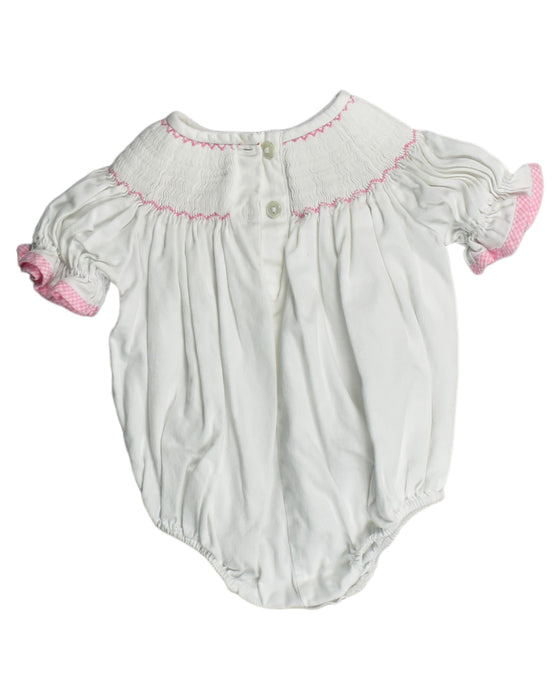 A White Rompers from Southern Sunshine in size O/S for girl. (Back View)