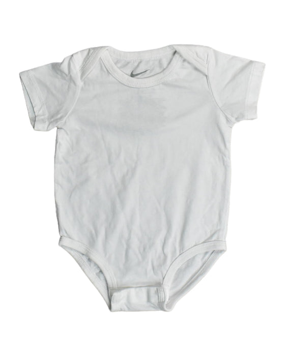 A White Bodysuits from Nike in size 3-6M for boy. (Front View)