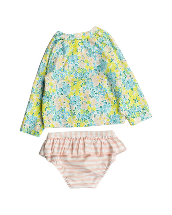 A Blue Swim Sets from Tucker & Tate in size 3-6M for girl. (Back View)