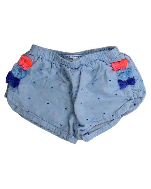 A Blue Shorts from Gingersnaps in size 6-12M for girl. (Front View)