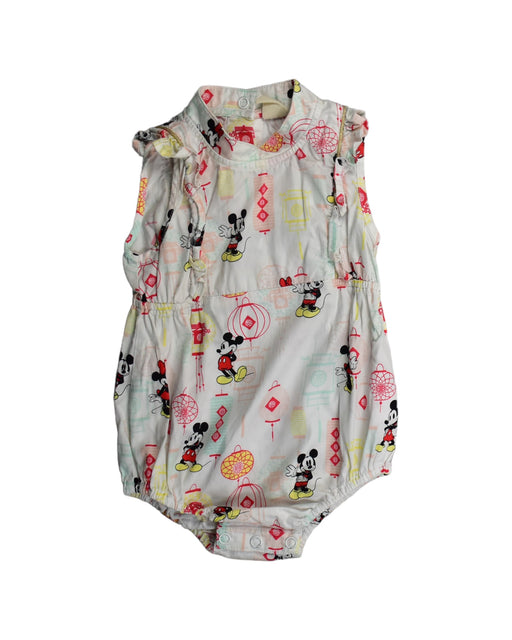 A White Bodysuits from Disney X Elly in size 6-12M for girl. (Front View)