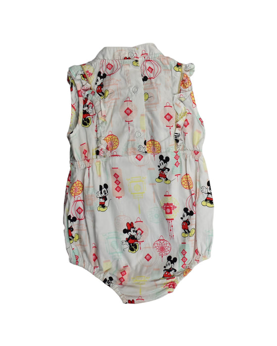 A White Bodysuits from Disney X Elly in size 6-12M for girl. (Back View)