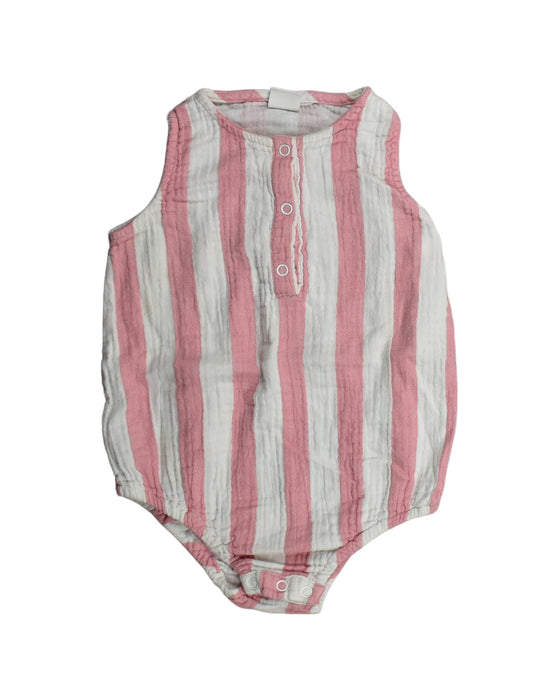 A White Bodysuits from Seed in size 6-12M for girl. (Front View)