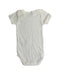 A White Bodysuits from Petit Bateau in size 3-6M for girl. (Back View)