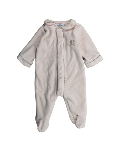 A Pink Jumpsuits from Jacadi in size Newborn for girl. (Front View)