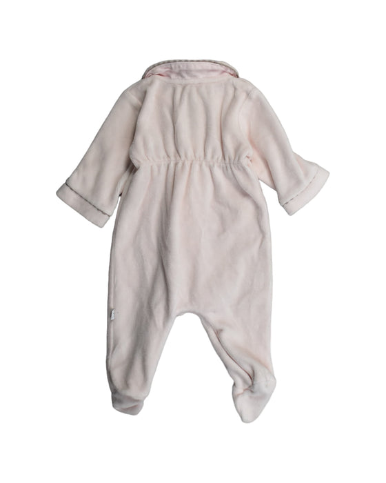 A Pink Jumpsuits from Jacadi in size Newborn for girl. (Back View)