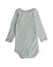 A Green Bodysuits from Petit Bateau in size 6-12M for girl. (Back View)