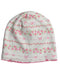 A White Beanies from Kissy Kissy in size S for girl. (Front View)