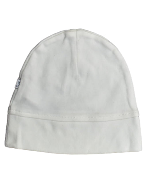 A White Beanies from Jacadi in size Newborn for neutral. (Front View)