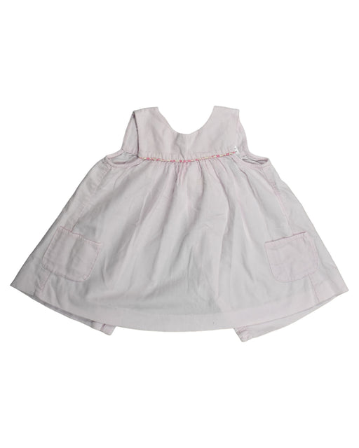 A Pink Sleeveless Dresses from Jacadi in size 6-12M for girl. (Front View)