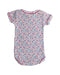A White Bodysuits from Petit Bateau in size 0-3M for girl. (Back View)