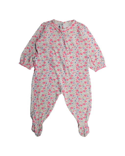 A Pink Jumpsuits from Petit Bateau in size 6-12M for girl. (Front View)