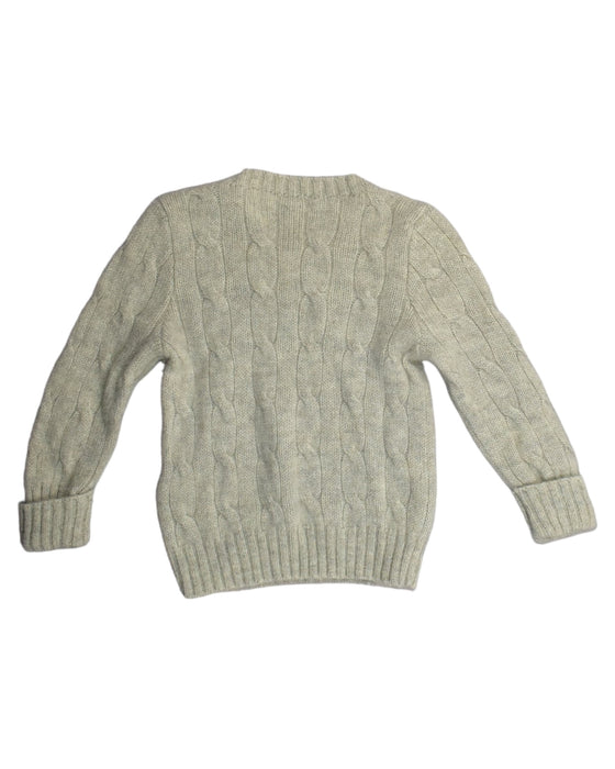A White Knit Sweaters from Ralph Lauren in size 6-12M for boy. (Back View)