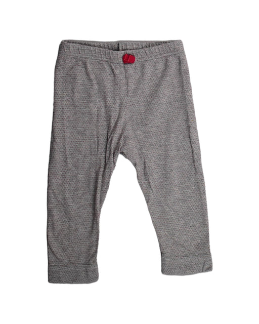 A Grey Leggings from Petit Bateau in size 6-12M for boy. (Front View)