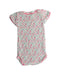 A White Bodysuits from Petit Bateau in size 0-3M for girl. (Back View)