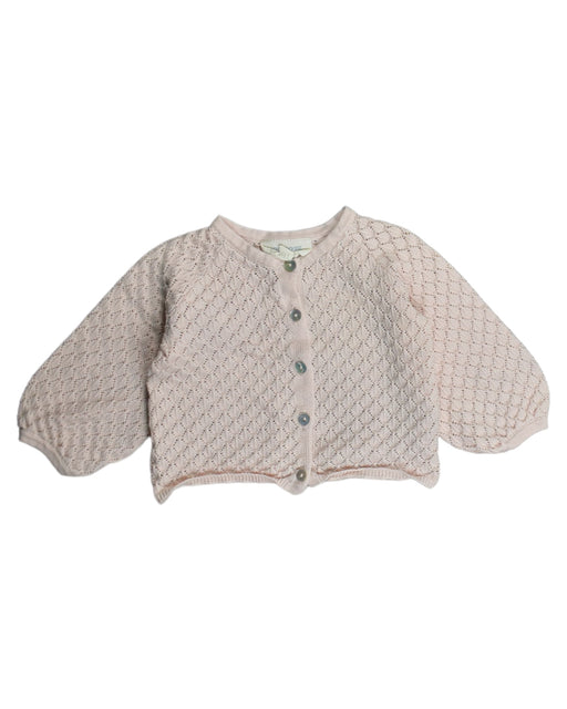 A Pink Cardigans from Louis Louise in size 6-12M for girl. (Front View)