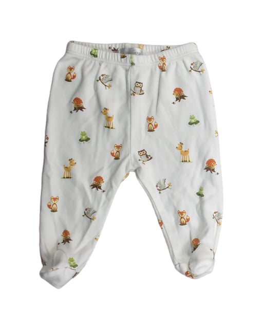 A White Casual Pants from Kissy Kissy in size 0-3M for boy. (Front View)
