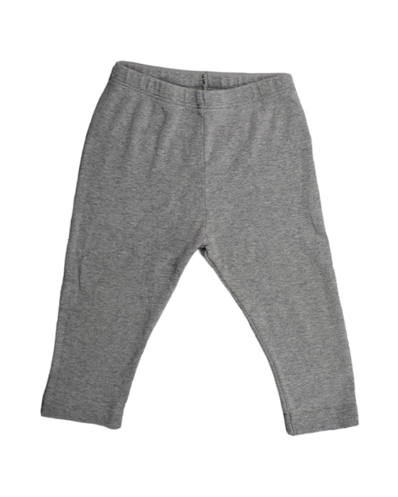 A Grey Leggings from Petit Bateau in size 6-12M for boy. (Front View)